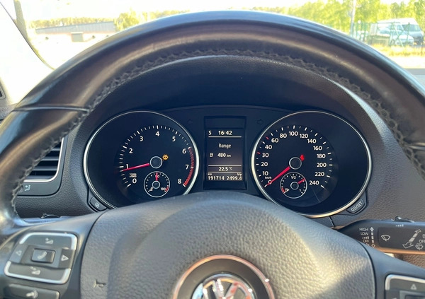 Volkswagen Golf cena 29999 przebieg: 191750, rok produkcji 2009 z Ożarów małe 121